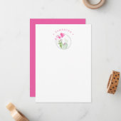 Niedliche Valentinstag-Karte Mitteilungskarte (Vorderseite/Rückseite Beispiel)