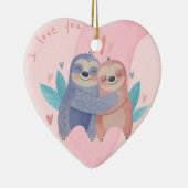 Niedliche Valentinstag Keramik Keramik Ornament (Rechts)