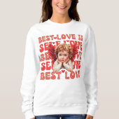 Niedliche Valentinstag-Liebe Sweatshirt (Vorderseite)