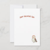 Niedliche Valentintagskarte (Rückseite)