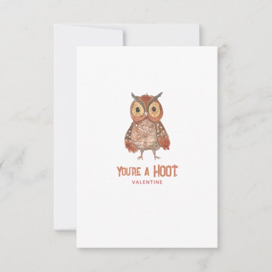 Niedliche Valentintagskarte (Vorderseite)