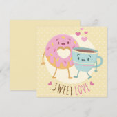 Niedliche Valentintagskarte Feiertagskarte (Vorne/Hinten)