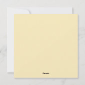 Niedliche Valentintagskarte Feiertagskarte (Rückseite)