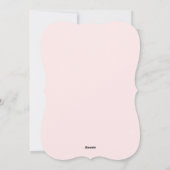 Niedliche Valentintagskarte Feiertagskarte (Rückseite)