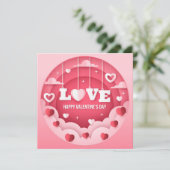 Niedliche Valentintagskarte Feiertagskarte (Stehend Vorderseite)