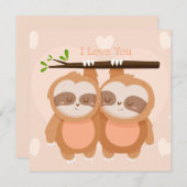 Niedliche Valentintagskarte Feiertagskarte (Vorne/Hinten)