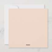 Niedliche Valentintagskarte Feiertagskarte (Rückseite)