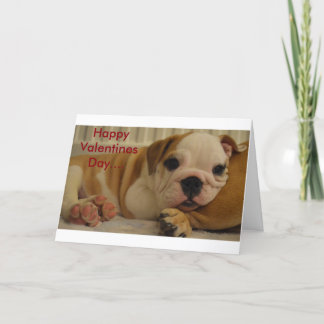 Niedliche Valentintagskarte Feiertagskarte