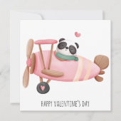 Niedliche Valentintagskarte Feiertagskarte (Vorderseite)