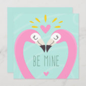 Niedliche Valentintagskarte Feiertagskarte (Vorne/Hinten)