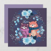 Niedliche Valentintagskarte Feiertagskarte (Vorne/Hinten)