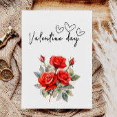 Niedliche Valentintagskarte Feiertagskarte