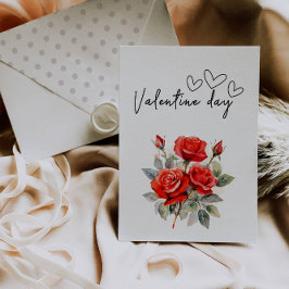 Niedliche Valentintagskarte Feiertagskarte