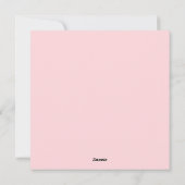 Niedliche Valentintagskarte Feiertagskarte (Rückseite)