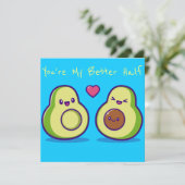 Niedliche Valentintagskarte Feiertagskarte (Stehend Vorderseite)