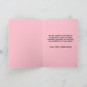 Niedliche Valentintagskarte, Fotokarte Feiertagskarte (Innenseite)