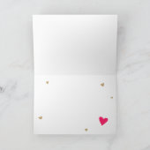 Niedliche Valentintagskarte Karte (Innenseite)