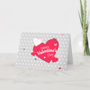 Niedliche Valentintagskarte Karte