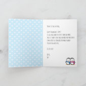 Niedliche Valentintagskarte Karte (Innenseite)