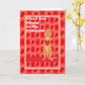 Niedliche Valentintagskarte mit Maus Karte (Gelbe Blume)