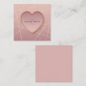 Niedliche Valentintagskarte Mitteilungskarte (Vorne/Hinten)