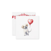 Niedliche Valentintagskarten Mitteilungskarte (Vorderseite/Rückseite Beispiel)