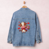 Niedliche Valentintagskuh Jeansjacke (Hangar)