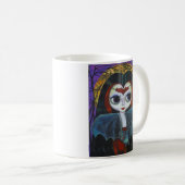 Niedliche Vampire Girl Doll mit Bat-Tasse Kaffeetasse (VorderseiteRechts)