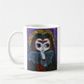 Niedliche Vampire Girl Doll mit Bat-Tasse Kaffeetasse (Links)