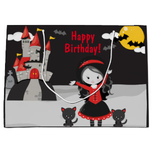 Niedliche Vampire Halloween Kinder Spooky Geburtst Große Geschenktüte
