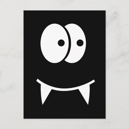 Niedliche Vampirfläche Postkarte (Vorderseite)