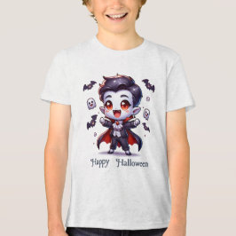 Niedliche Vampirkostüme Tri-Blend Shirt