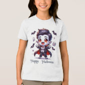 Niedliche Vampirkostüme Tri-Blend Shirt (Vorderseite)