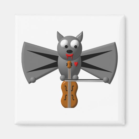 Niedliche Vampirschlampe Magnet (Vorne)