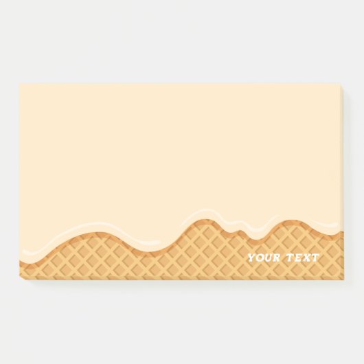 Niedliche Vanilla Post-it Klebezettel (Vorderseite)