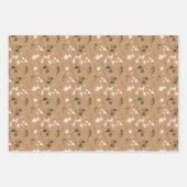 Niedliche Variety Floral Wrapping Papers Geschenkpapier Set (Vorderseite 2)