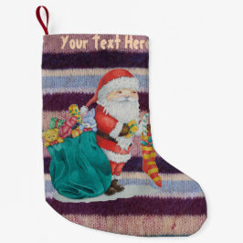 Niedliche väterliche Weihnachtsverpackungspressen  Kleiner Weihnachtsstrumpf