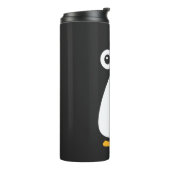Niedliche Vector Pinguin Wasserflasche Thermosbecher (Nach links gedreht)