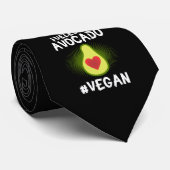 Niedliche vegane Avocado - Vegans und Vegetarier Krawatte (Gerollt)