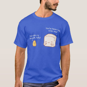 Niedliche Vegane Pufftofu und Bohnen Liebe Nahrung T-Shirt