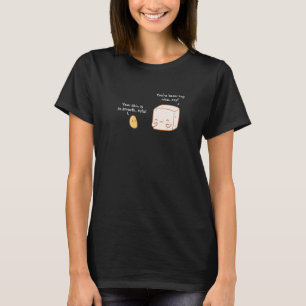 Niedliche Vegane Pufftofu und Bohnen Liebe Nahrung T-Shirt