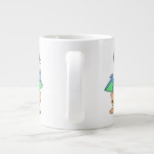 Niedliche Veranschaulichung eines Pterodactylhatch Jumbo-Tasse (Rückseite)