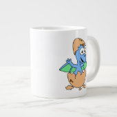 Niedliche Veranschaulichung eines Pterodactylhatch Jumbo-Tasse (Vorderseite Rechts)