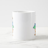 Niedliche Veranschaulichung eines Pterodactylhatch Jumbo-Tasse (Vorderseite)