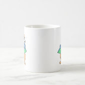 Niedliche Veranschaulichung eines Pterodactylhatch Kaffeetasse (Mittel)