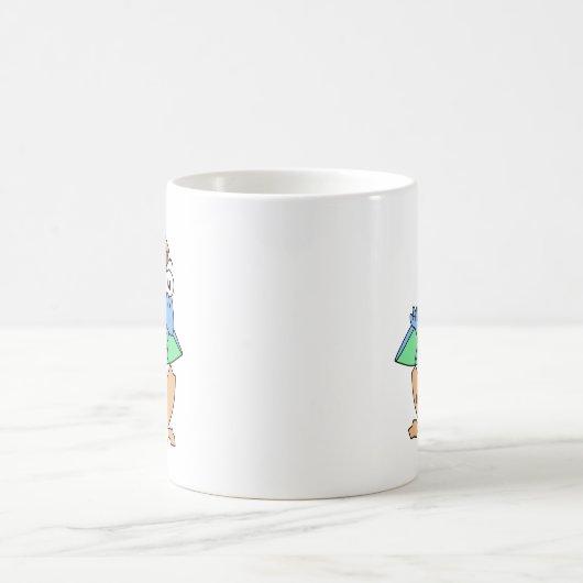 Niedliche Veranschaulichung eines Pterodactylhatch Kaffeetasse (Mittel)