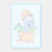 Niedliche Veranschaulichung eines Pterodactylhatch Post-it Klebezettel (Vorderseite)