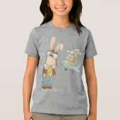 niedliche Verbände im Helm eines Piloten Tri-Blend Shirt (Vorderseite)