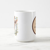 Niedliche verrückte Giraffe Kaffeetasse (Mittel)