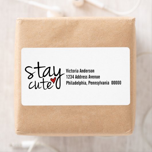 Niedliche Versandmarken bleibe (Insitu)